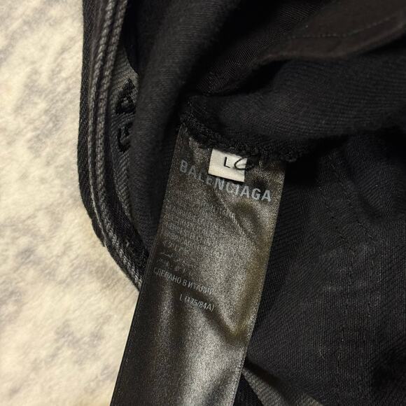 Authentic Balenciaga 2022 Baggy Jeans Sz L - Picture 6 of 8